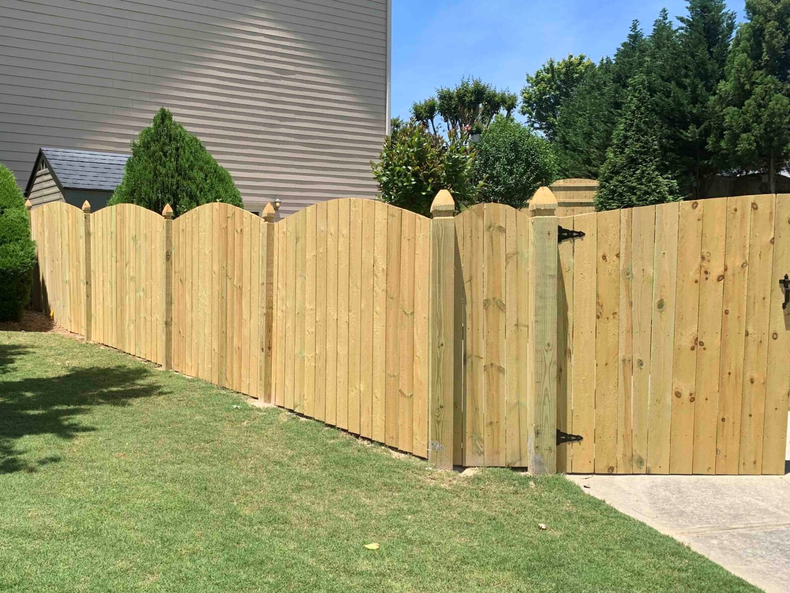 Photo of a Wood Privacy fence in Norcross, Georgia
