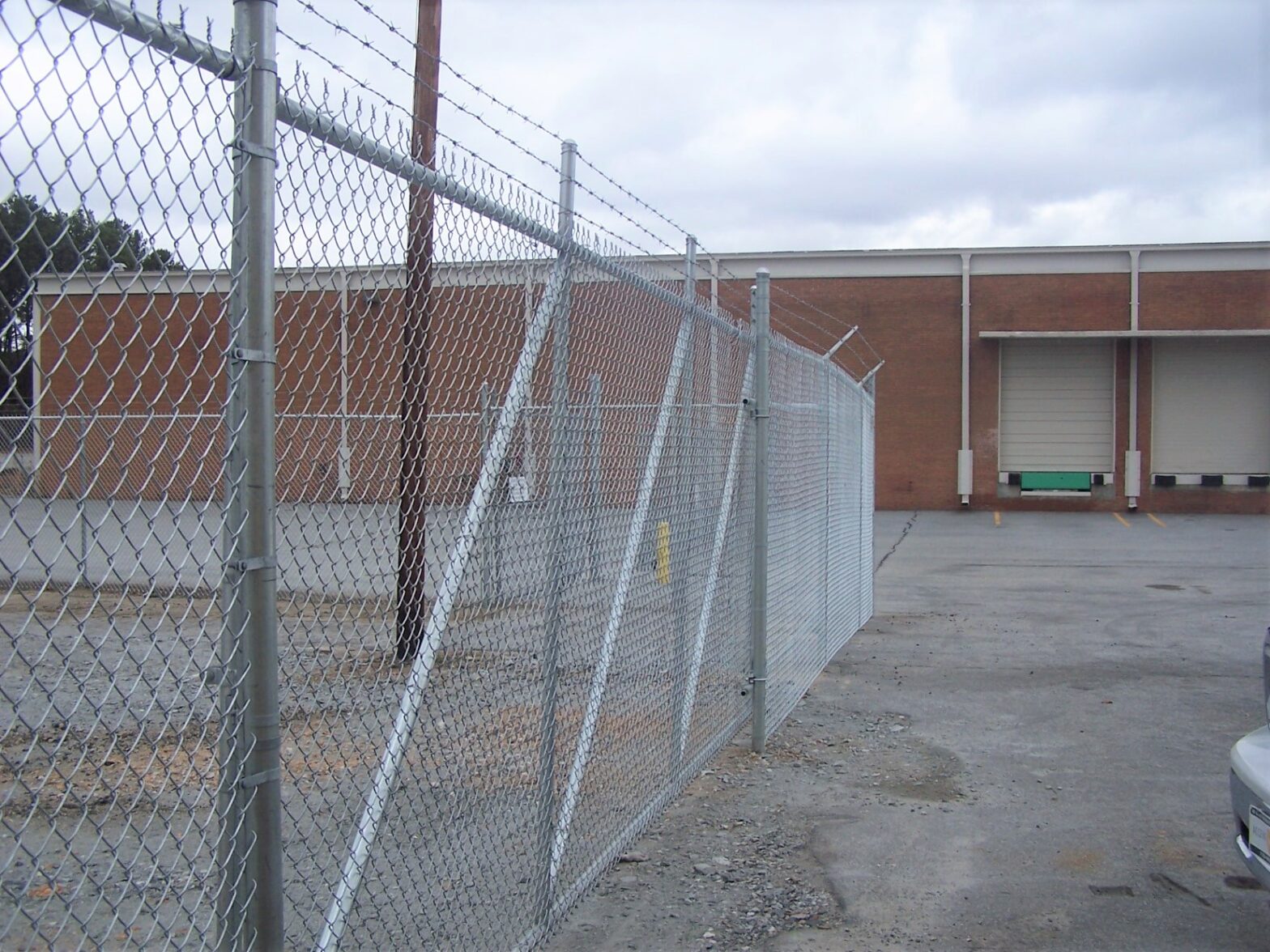 Photo of a Norcross, Georgia chain link security fence