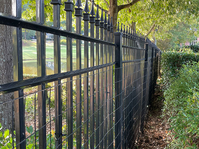 ornamental steel fence Sandy Springs Georgia
