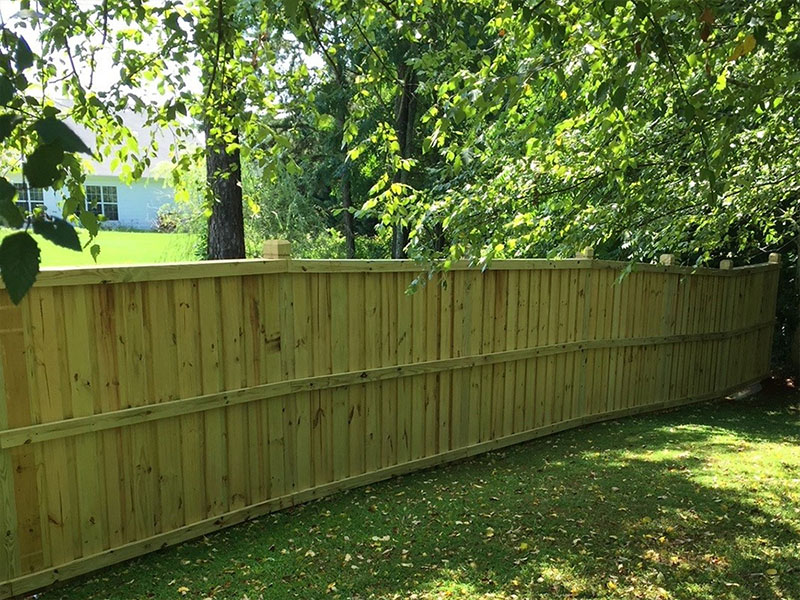 This Town Georgia wood privacy fencing