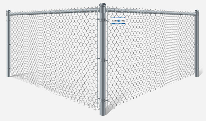 Commercial Chain Link boundary fencing in Atlanta Georgia
