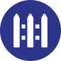 Residential Fencing Icon